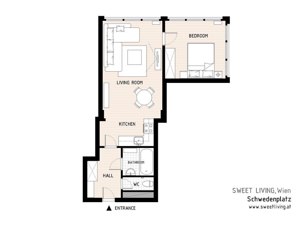 Living Schwedenplatz Apartment เวียนนา ภายนอก รูปภาพ